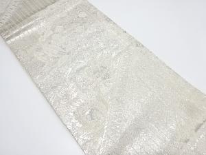 切り嵌め風花更紗模様織出し袋帯